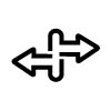 Arrow going up